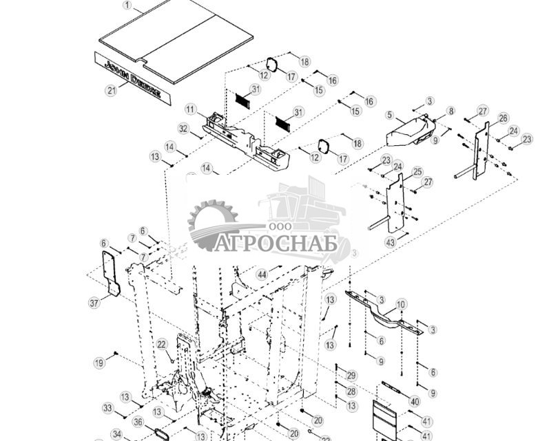 Панели отделки и обшивка потолка кабины, TopCon, Grade Pro - ST764904 463.jpg